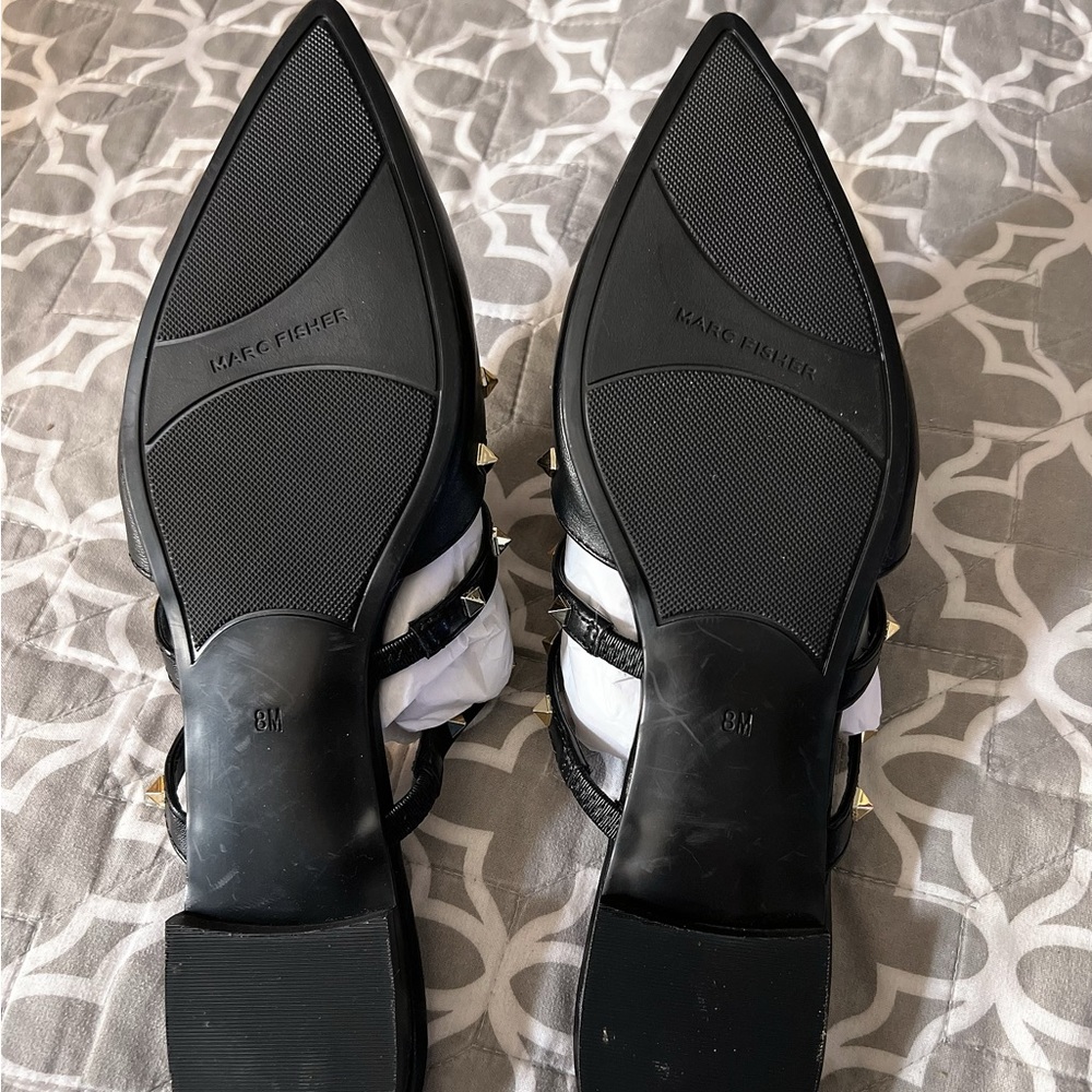 Marc Fisher Studs- Pointed-Toe Sandals. - image 4